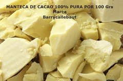 Manteca De Cacao Pura 100% Natural La Mejor Marca Callebaut 100grs en internet