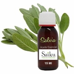 Aceite Esencial De Salvia Oficinalis 15ml Pura Saiku Cosmetologico - comprar online