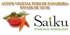 Aceite De Zanahorias X 100 Ml Puro Saiku Natural En Villa Urquiza en internet