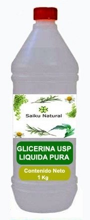 Glicerina Liquida Vegetal Grado Usp 1Kg