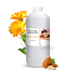 Aceite De Caléndula Y Almendras Masajes Oleo Corporal 500ml