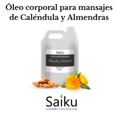 Aceite De Caléndula Y Almendras Masajes Óleo Corporal 5lts Oferta!!! - comprar online