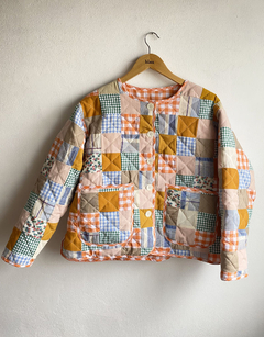 campera jardin patchwork - talle 2