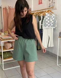 short luisa gabardina - comprar online