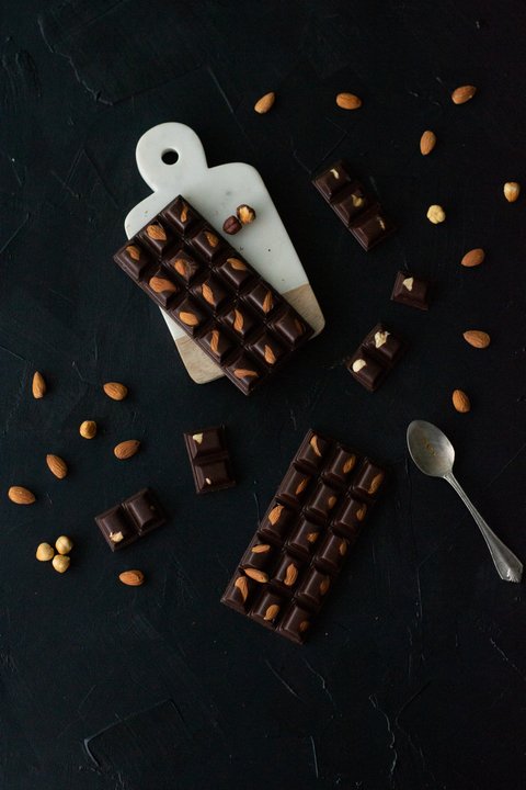 Tableta de Chocolate Semiamargo con Almendras 100gr - comprar online