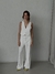 pantalon PONTEVEDRA off white - comprar online