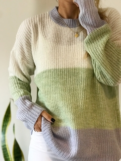 Sweater All tricolor - comprar online