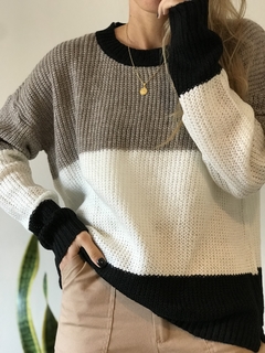 Sweater All tricolor - tienda online