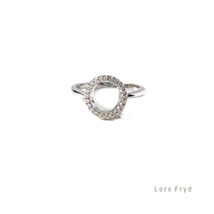 ANILLO CIRCULO CUBIC PLATA 925 - comprar online