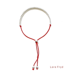 PULSERA RED SILVER PLATA 925