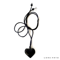 COLGANTE RENATA CORAZON BLACK - comprar online