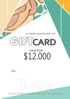 gift card por $12.000