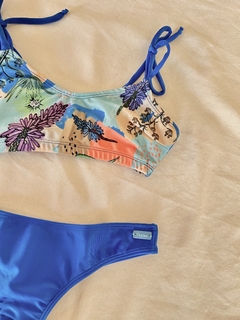 Bikini azul francia tiritas - comprar online