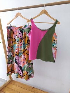 musculosa PLEAMAR verde - Thelma