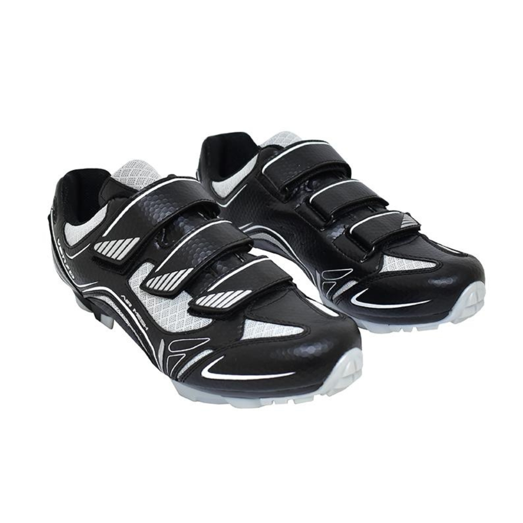 Zapatillas Ciclismo Venzo Mtb 3 Velcros Negras