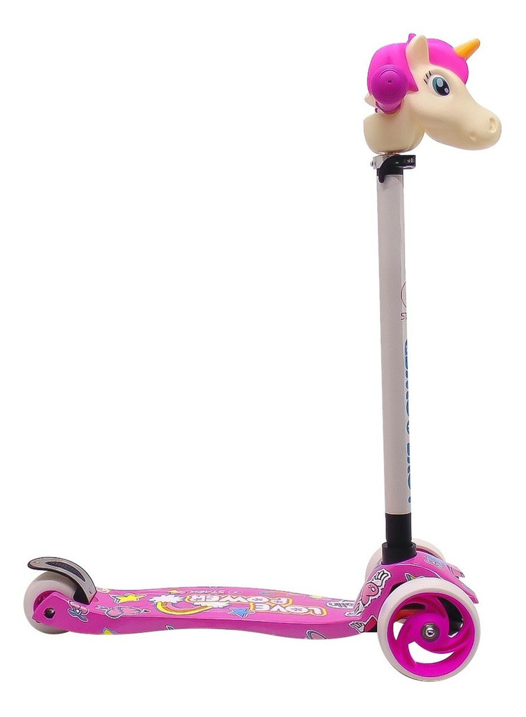 Monopatin scooter para niña moderna con luces led modelo 2021