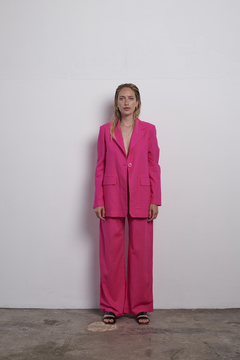 Blazer Pierre Fucsia Lino en internet