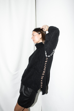 Sweater ADN Negro - - tienda online