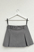 Falda Sastrera Clash Gris - comprar online