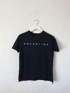 Remera Argentina - Negra - tienda online