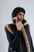 126 Chaleco gamulan oversize con piel y detalles en simil cuero - tienda online