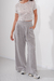 0879 Pantalon wide leg pinzado melange pinzado