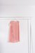 579 Vestido corto de crepe texturado con volados en internet
