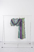 256 Blusa de seda raya chica con nudo en escote y elástico en espalda - tienda online