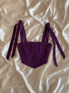 Corset CISNE ♡ Velvet violeta (talle 1, 2, 4, 5) en internet