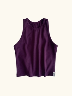 Musculosa Nube ♡ Algodón Malbec