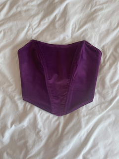 Corset BUNNY ♡ Velvet violeta (talle 3 y 4)