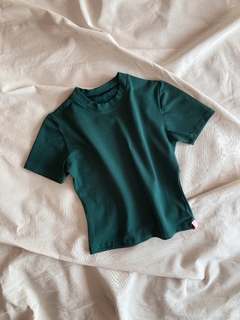 Remera NUBE ♡ Algodón Verde en internet