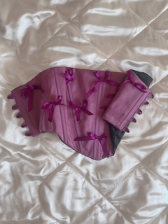 Corset Cisne ♡ Bow Violeta (edición especial, reversible, talle 1) - comprar online