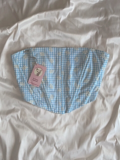 Corset Cisne ❤ Malibú (talle 2 y 3)