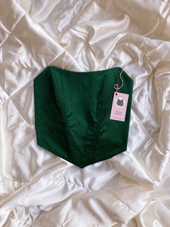Corset BUNNY ♡ Velvet verde - comprar online