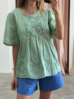 Blusa Heidi verde - comprar online