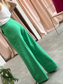 Pantalon Glam verde - tienda online