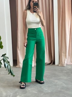 Pantalon Columbia bolsillos verde - Serendipia
