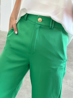 Pantalon Glam verde - comprar online