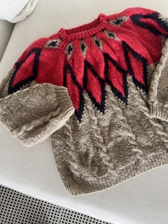 Sweater Alpes red en internet