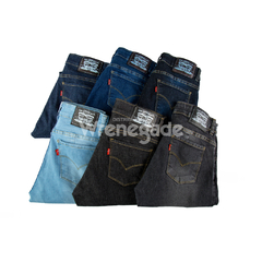 LEVIS DAMA - TIRO ALTO-SOLO X 12 UNIDADES - distribuidora wrenegade