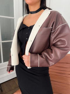 Campera ZALEKI marron - comprar online