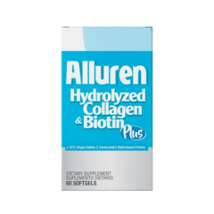 Alluren Colageno Hidrolizado & Biotina 60 Softgels Healthy America