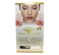 Aloe Vera + Vitamina E * 60 Cápsulas Aplicables - comprar online