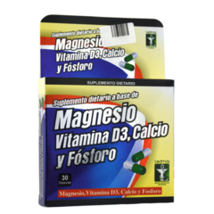 Cloruro de Magnesio x 30 cápsulas - Ledmar