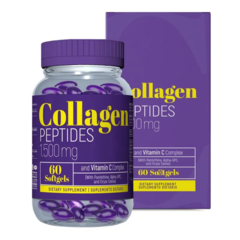 Péptidos de Colágeno + Vitamina C 60 Softgels Healthy America