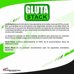 Gluta Stack Glutamina 6000mg + Zinc 1.1 Lb - NATURAL STORE