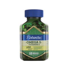 Omega 3 + Vitamina E x100 Softgels Botanitas