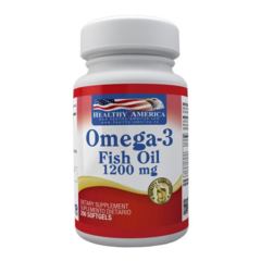 Omega 3 Fish Oil 200 Cápsulas Healthy America