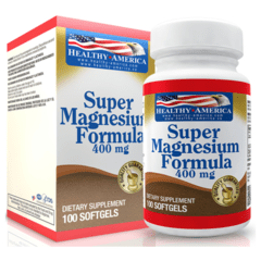 Super Magnesium 400mg x100 Softgels - Healthy America